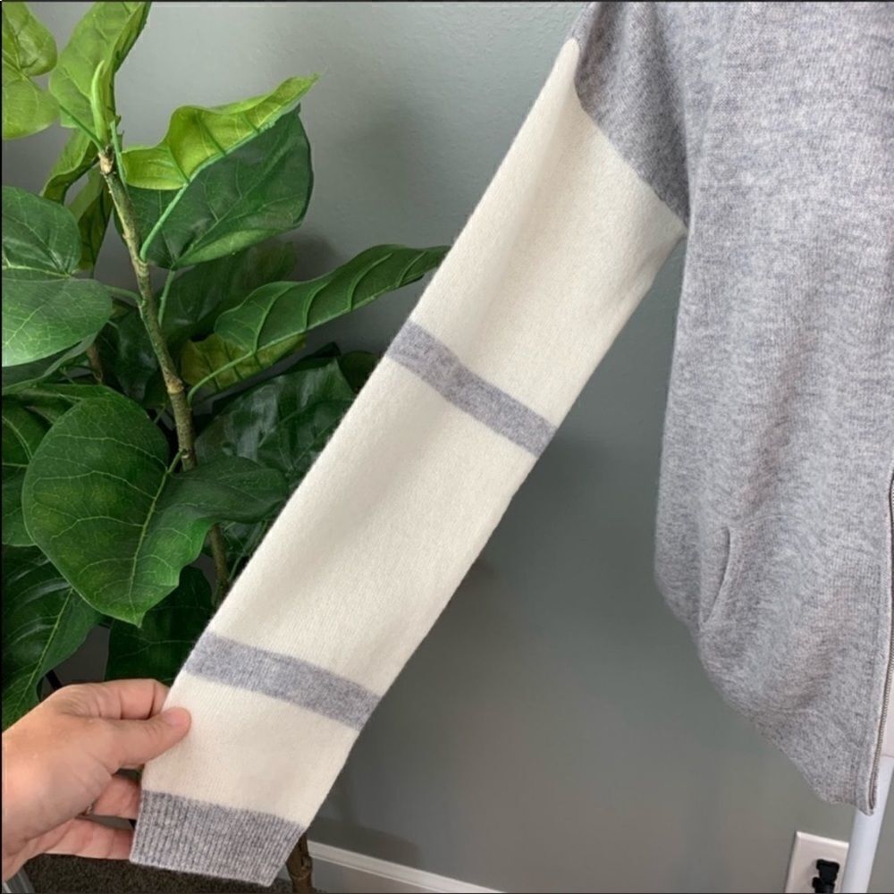 100% Cashmere Kier & J Full Zip Sweater - Picture 4 of 7